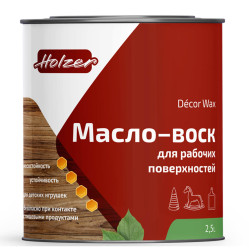 Масло для рабочих поверхностей Décor Wax (БАЗА), 2,5 л.