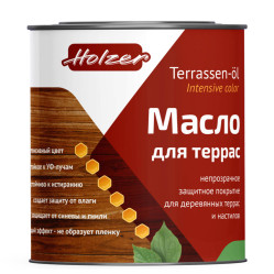 Масло для террас TERRASSEN OL Intensive color Колерованное, 2,5 л.